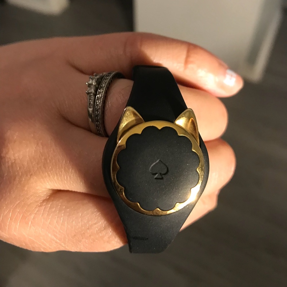 Kate spade black cat fitness Tracker